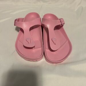 Birkenstocks Eva Gizah Essentials- Fondant Pink - NWOB - Size 38